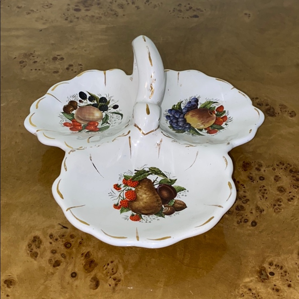 Small Serving Tray with Fruit Theme